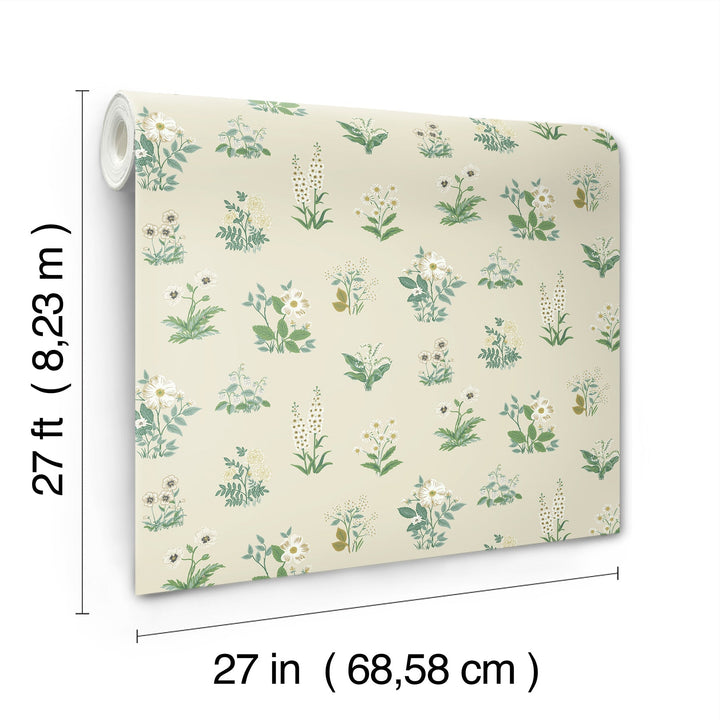 Botanical Cream Wallpaper by Rifle Paper Co. Designer