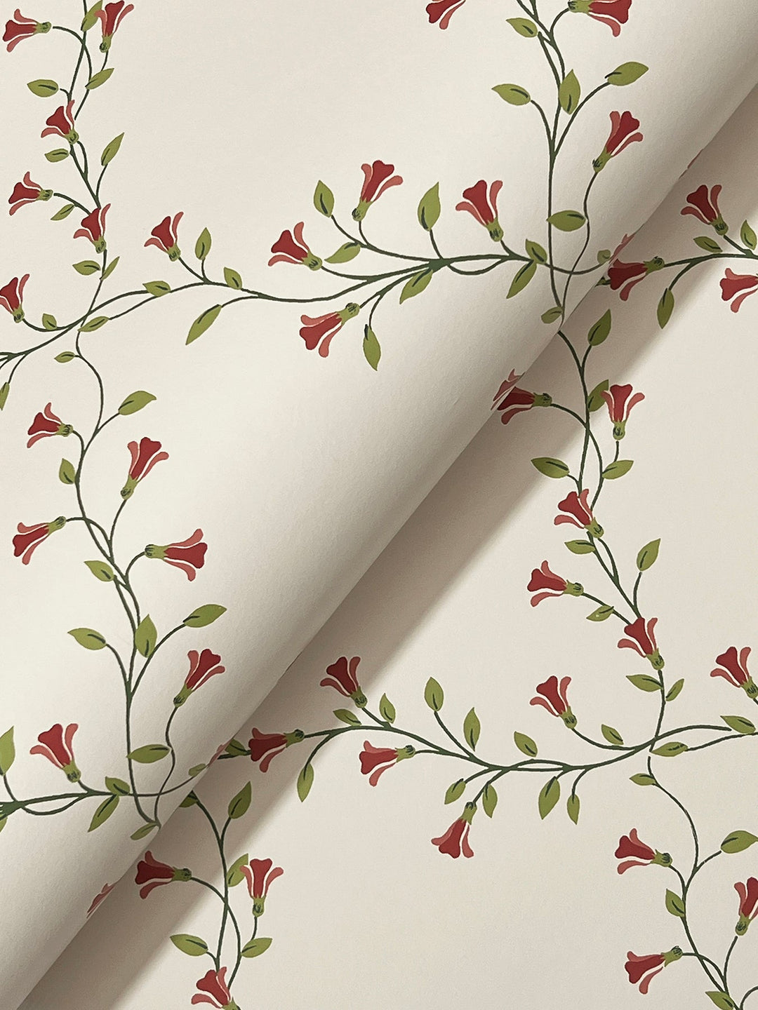 Bellflower Beige Wallpaper by Rifle Paper Co. Designer