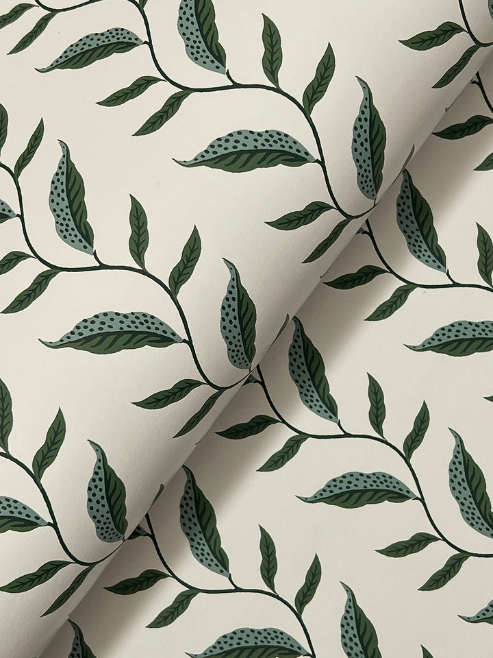 Seagrass Emerald & Linen Wallpaper by Rifle Paper Co. Designer