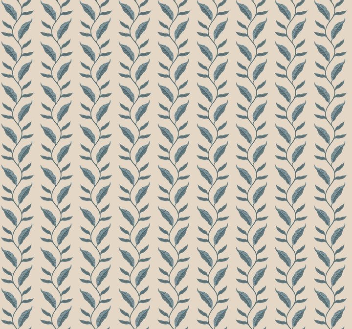 Seagrass Slate & Linen Wallpaper by Rifle Paper Co. Designer