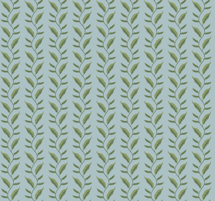 Seagrass Blue Wallpaper by Rifle Paper Co. Designer