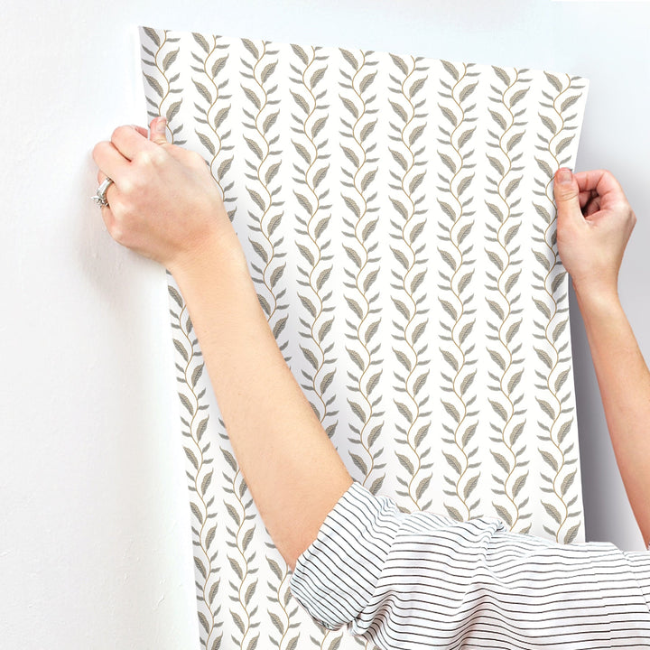 Seagrass White Wallpaper by Rifle Paper Co. Designer
