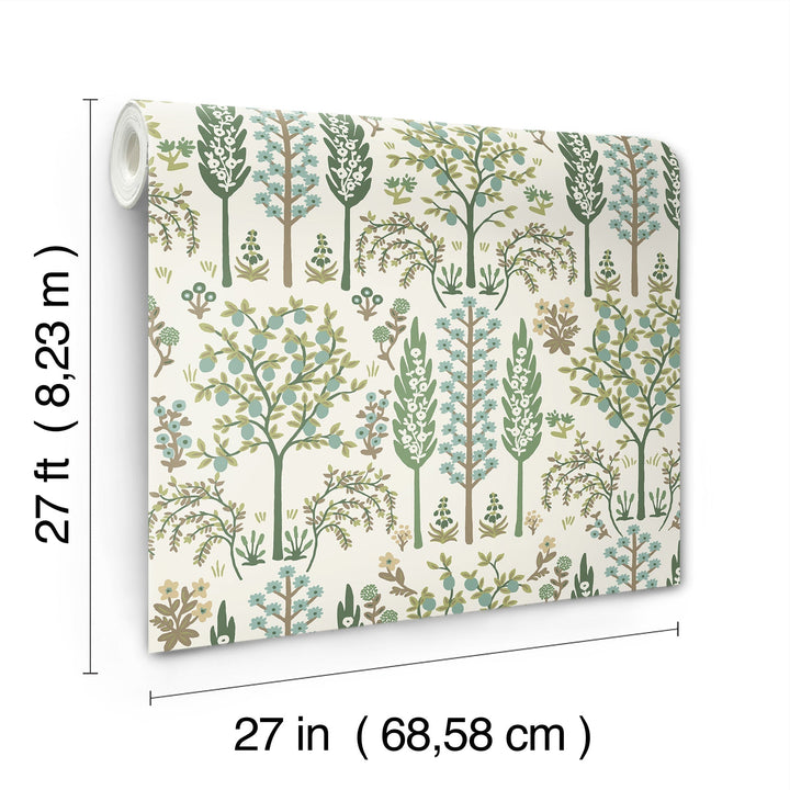Fenna Green Wallpaper by Rifle Paper Co. Designer