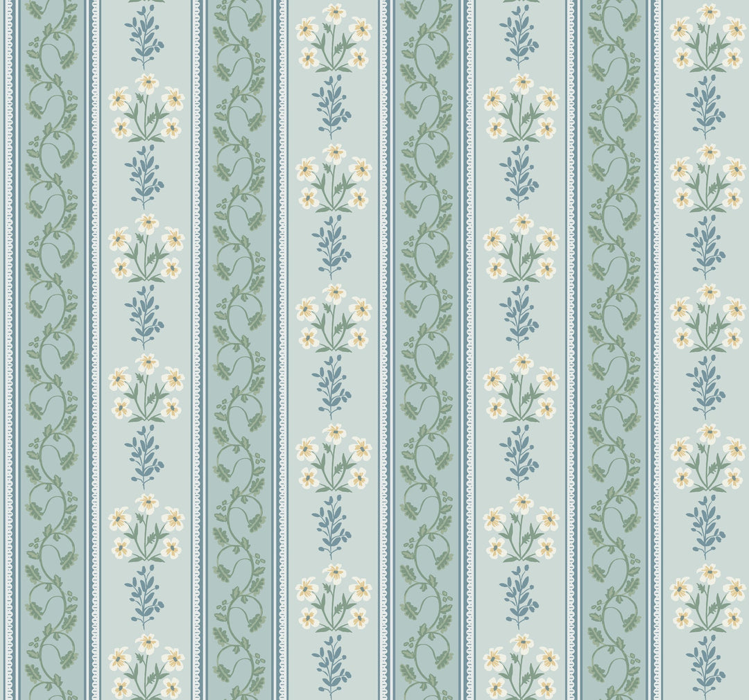 Portico Blue Wallpaper by Rifle Paper Co. Designer