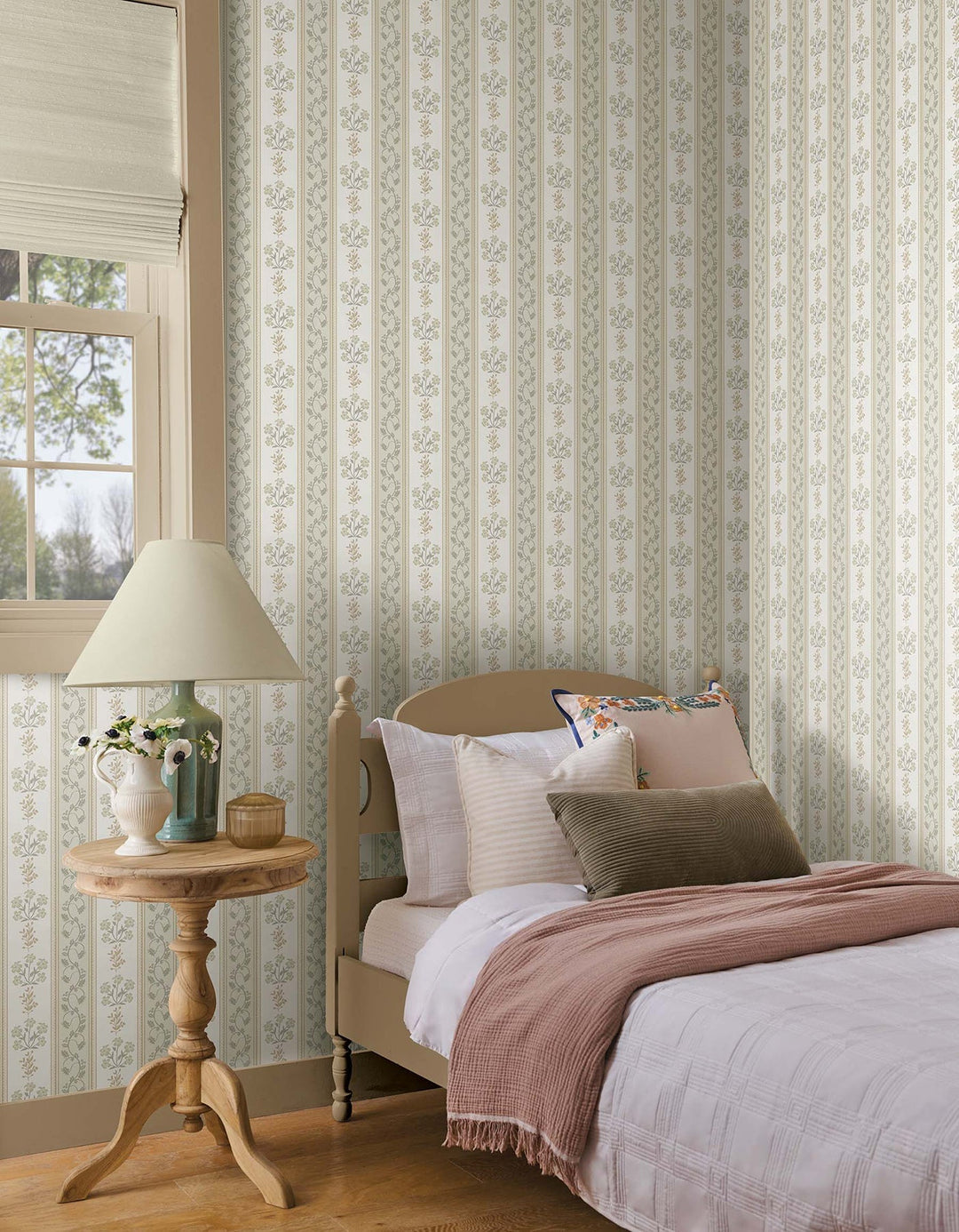 Portico White Wallpaper by Rifle Paper Co. Designer