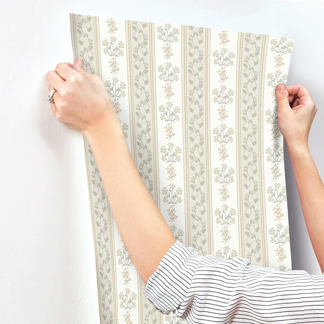 Portico White Wallpaper by Rifle Paper Co. Designer