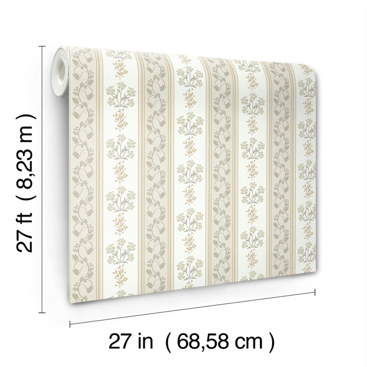 Portico White Wallpaper by Rifle Paper Co. Designer