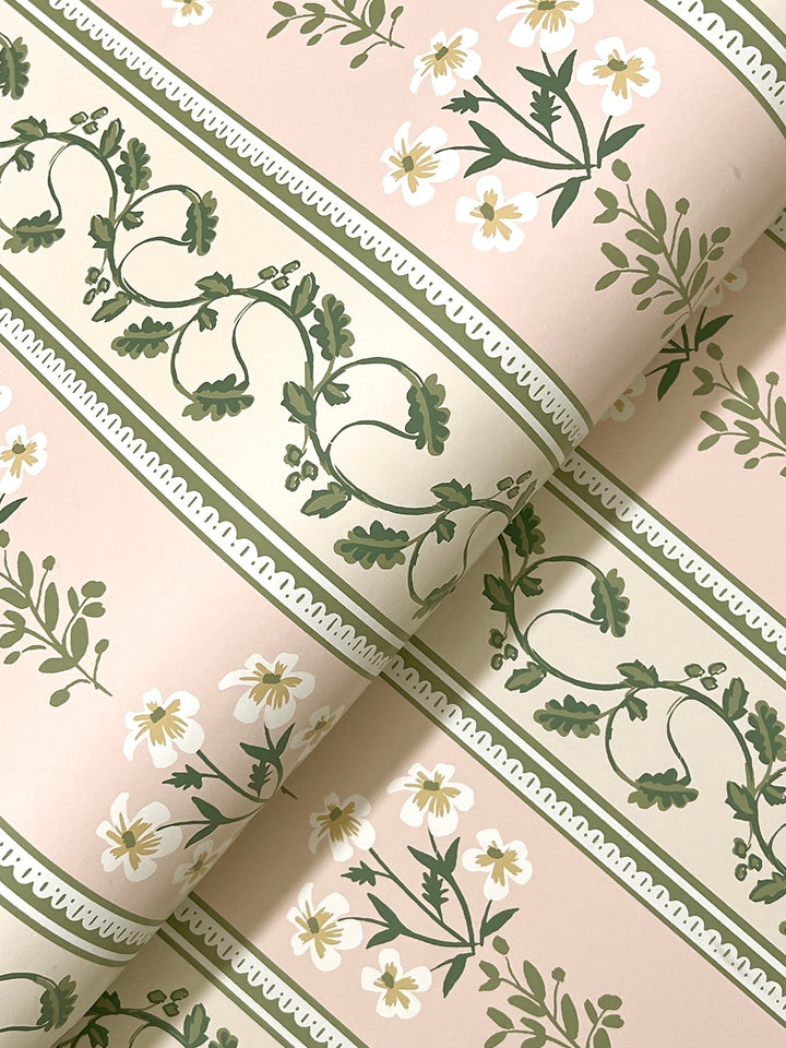 Portico Blush Wallpaper by Rifle Paper Co. Designer