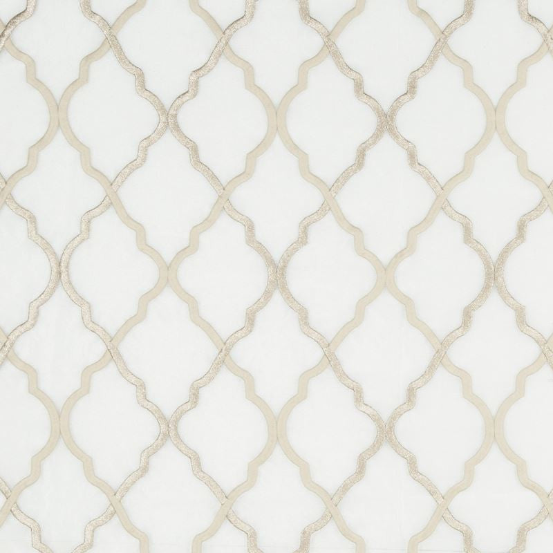4217.106 by Kravet Design Designer Fabric in our sample Cotton 46%, Polyester 20%, Metallic 17%, Viscose 17% India See Sample Horizontal: 9 inches and Vertical: 12.5 inches 53.5 inches - Swanky Fabrics -