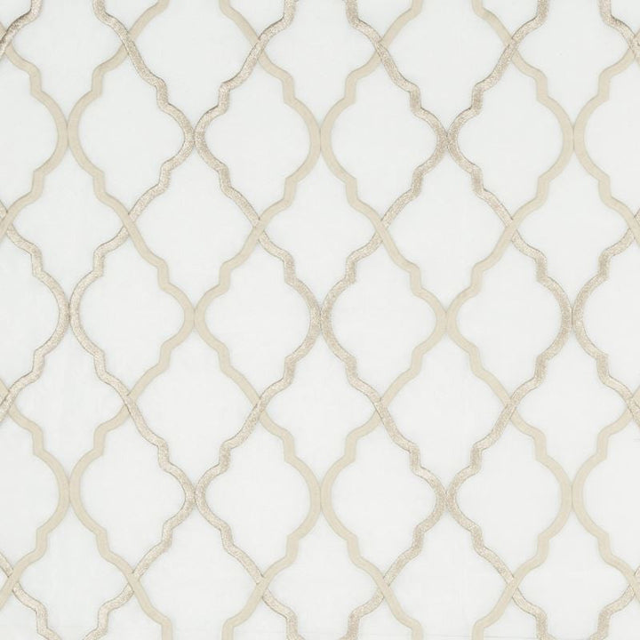 4217.106 by Kravet Design Designer Fabric - Cotton 46%, Polyester 20%, Metallic 17%, Viscose 17% India - H" 9 inches, V: 12.5 inches 53.5 inches  - Swanky Fabrics -  Kravet Design