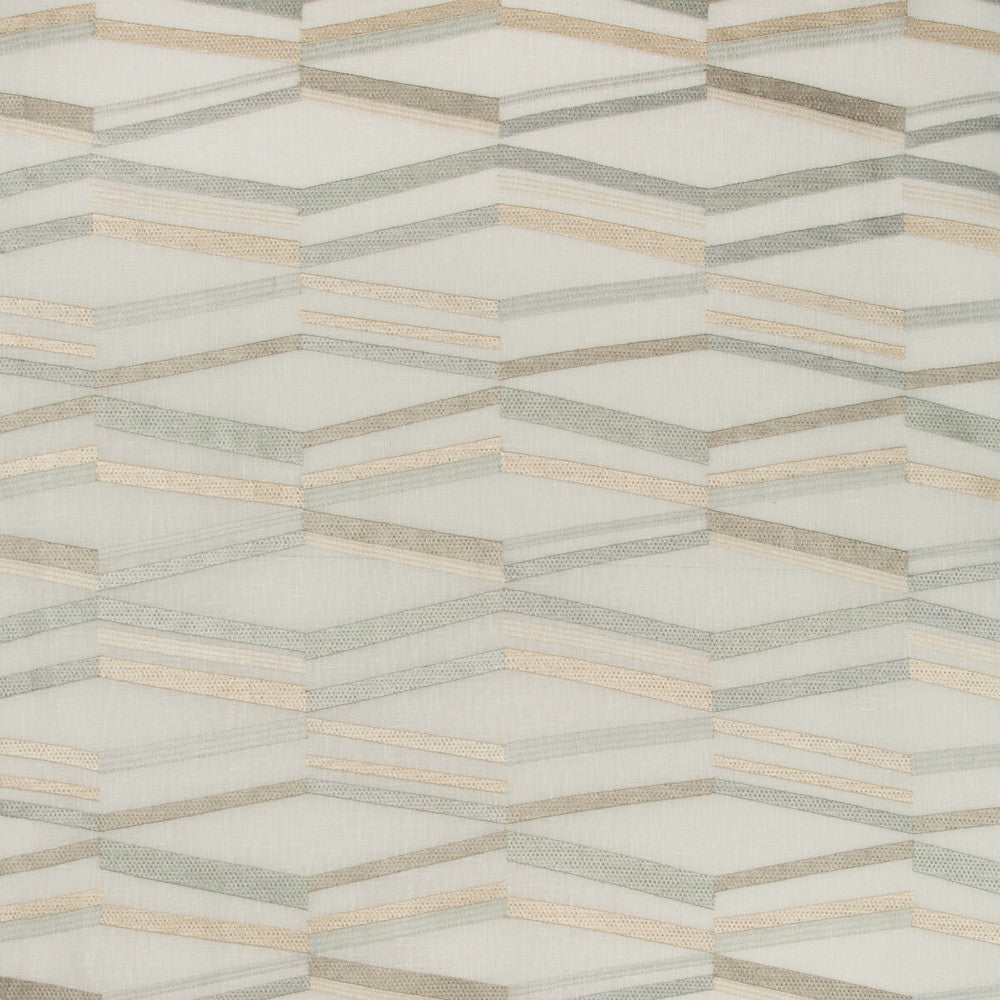 Parabola Mineral by Kravet Couture Designer Fabric SUE FIRESTONE MALIBU COTTON - 65%;POLYESTER - 35% India - Horizontal: 13.58 and Vertical: 12.71 112 - Swanky Fabrics -