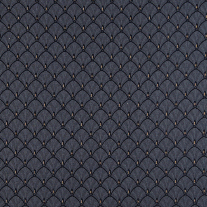 4308 Ocean Fan by Charlotte Designer Fabric Uptown Jacquards V 55% Cotton, 45% Polyester Asia Exceeds 70,000 Wyzenbeek Rubs (Heavy Duty) Horizontal: 1.75" x Vertical: 1.75" 54 Inches - Swanky Fabrics -