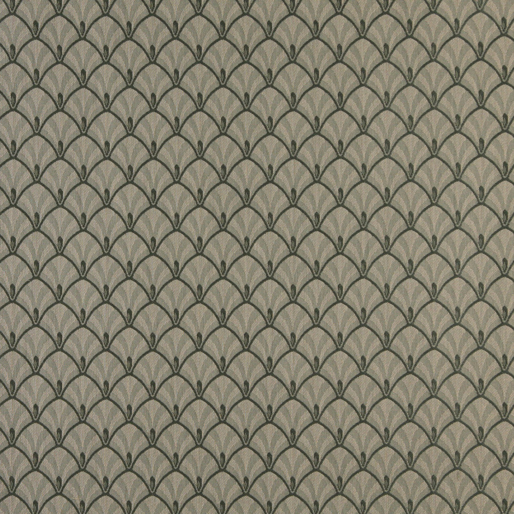 4309 Juniper Fan by Charlotte Designer Fabric Uptown Jacquards V, Ring Book Page #40A 55% Cotton, 45% Polyester Asia Exceeds 70,000 Wyzenbeek Rubs (Heavy Duty) Horizontal: 1.75" x Vertical: 1.75" 54 Inches - Swanky Fabrics -