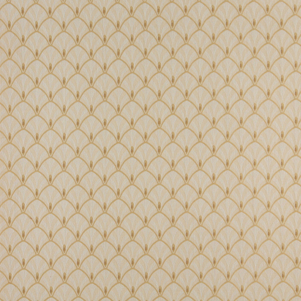 4310 Flax Fan by Charlotte Designer Fabric Uptown Jacquards V, Ring Book Page #40A 55% Cotton, 45% Polyester Asia Exceeds 70,000 Wyzenbeek Rubs (Heavy Duty) Horizontal: 1.75" x Vertical: 1.75" 54 Inches - Swanky Fabrics -