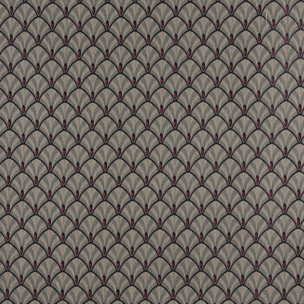 4311 Cobalt Fan by Charlotte Designer Fabric Uptown Jacquards V 55% Cotton, 45% Polyester Asia Exceeds 70,000 Wyzenbeek Rubs (Heavy Duty) Horizontal: 1.75" x Vertical: 1.75" 54 Inches - Swanky Fabrics -