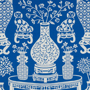 Schumacher Fabric Hellene Blue 178550