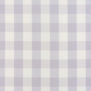 Schumacher Fabric Camden Cotton Check Lilac 63046