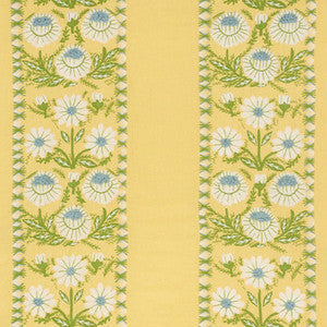 Schumacher Fabric Marguerite Embroidery Buttercup 72333