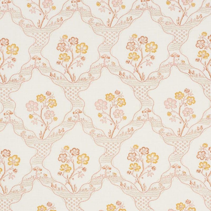 Marella Spice 176853 by Schumacher Designer Fabric Country Chic 10.75" - Swanky Fabrics -