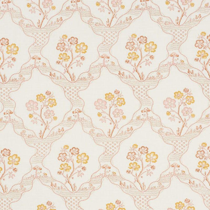 Marella Spice 176853 by Schumacher Designer Fabric Country Chic 10.75" - Swanky Fabrics -