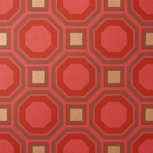 Schumacher Wallpaper Hanover Ruby 5010431