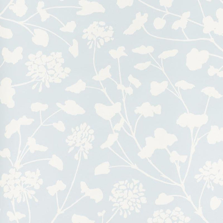 Pennick Sky 5010540 by Schumacher Designer Wallpaper Step Lively 27.0" - Swanky Fabrics -