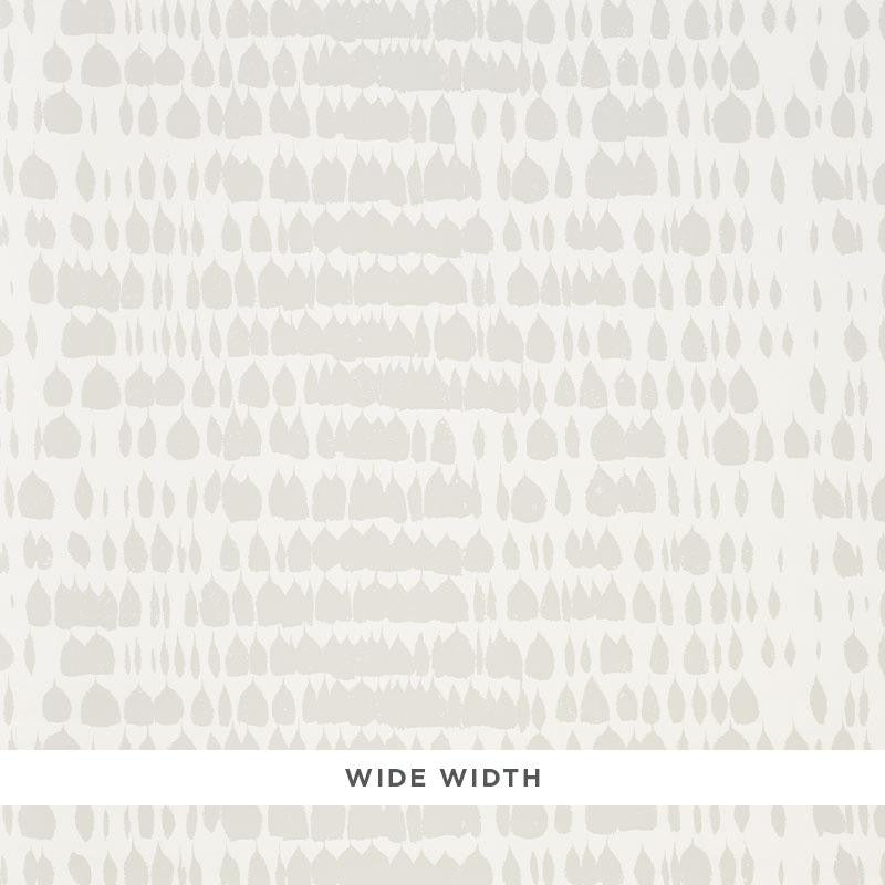 Queen Of Spain Dove 5005883 by Schumacher Designer Wallpaper Revisit Of Popular Patterns 48.0" - Swanky Fabrics -