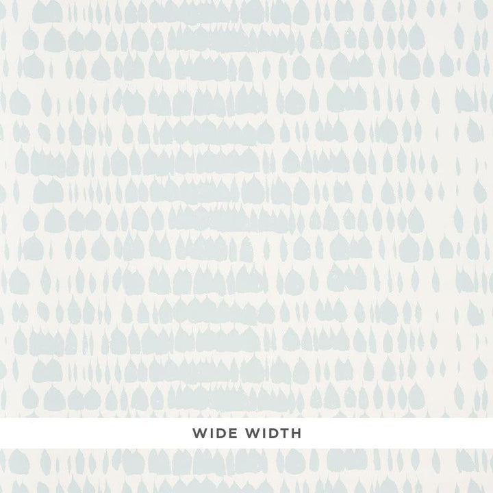 Queen Of Spain Sky 5005882 by Schumacher Designer Wallpaper Revisit Of Popular Patterns 48.0" - Swanky Fabrics -