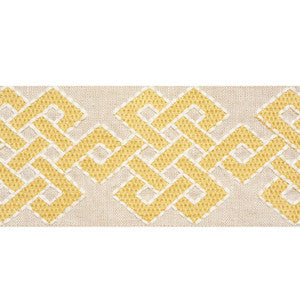 Schumacher Trim Chesterton Tape Yellow 77220