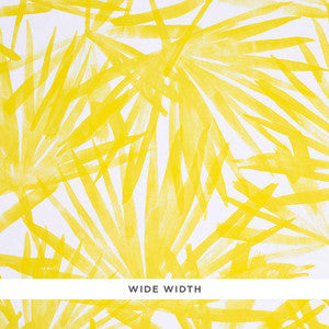Schumacher Wallpaper Sunlit Palm Yellow 5010561