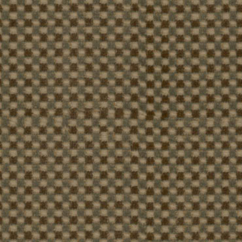 Fenwick Check Velvet Mink/Aqua 43554 by Schumacher Designer Fabric VELVETS VISCOSE 82% COTTON 18% BELGIUM WYZENBEEK 8,000 </p><p>Repeat: Horizontal: 3/8" (1CM) and Vertical: 3/8" (1CM) 54 - Swanky Fabrics -