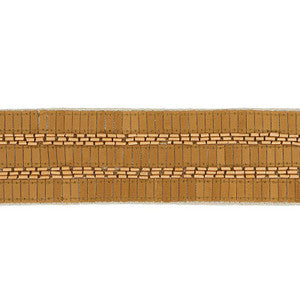 Schumacher Trim Trento Beaded Tape Gold 77381