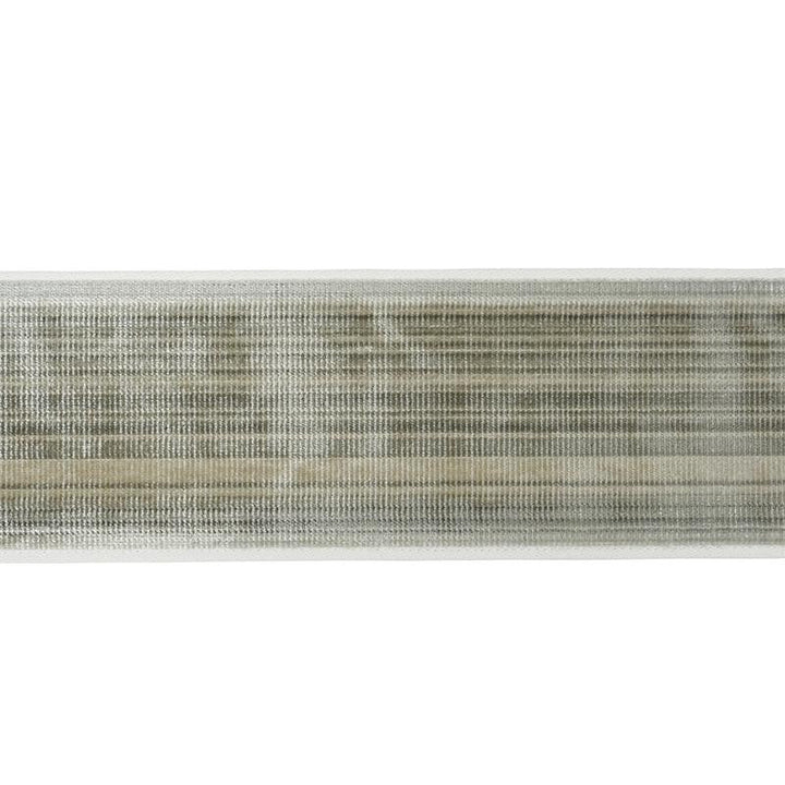 Gaspard Velvet Tape Wide Charcoal 74245 by Schumacher Designer Trim Statement Trims - Swanky Fabrics -