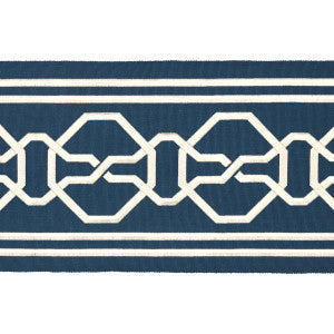 Schumacher Trim Malmaison Tape Blue 77350