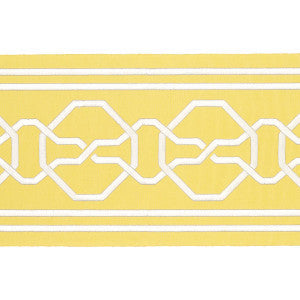 Schumacher Trim Malmaison Tape Yellow 77352