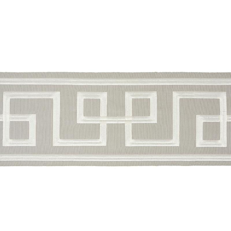 Octavius Tape Grey 66167 by Schumacher Designer Trim Statement Trims 15.0" - Swanky Fabrics -