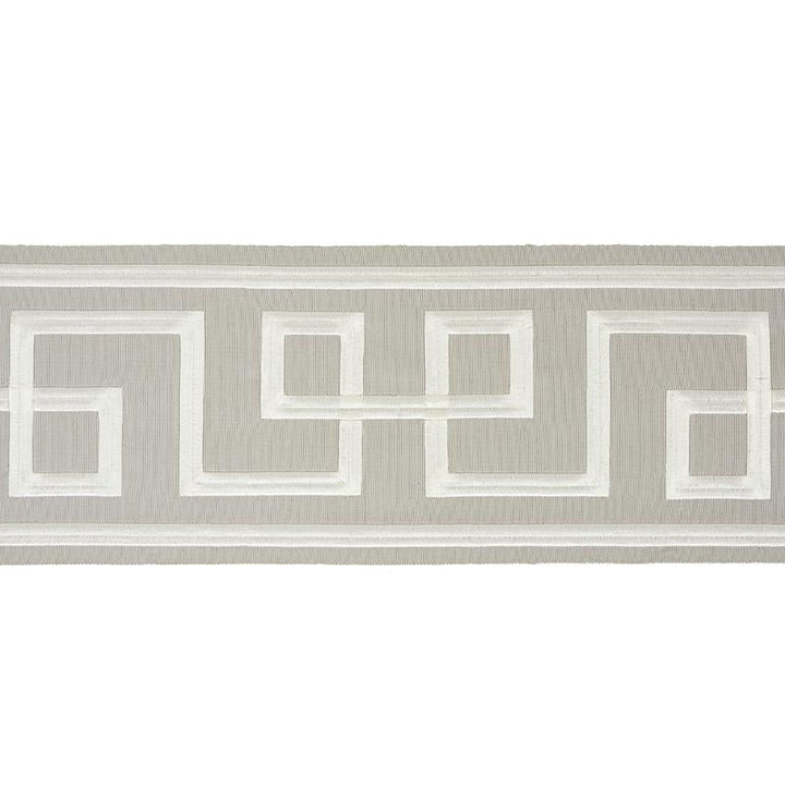 Octavius Tape Grey 66167 by Schumacher Designer Trim Statement Trims 15.0" - Swanky Fabrics -