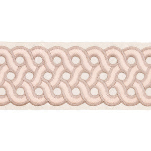 Schumacher Trim Mandeville Tape Blush 77152