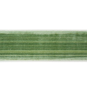 Schumacher Trim Gaspard Velvet Tape Wide Emerald 74244