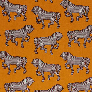 Schumacher Fabric Faubourg Orange 178010