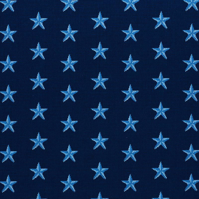 Star Pingl Blue 77421 by Schumacher Designer Fabric Cut & Patterned Velvets 6.75" - Swanky Fabrics -