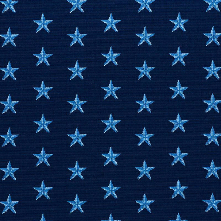 Star Pingl Blue 77421 by Schumacher Designer Fabric Cut & Patterned Velvets 6.75" - Swanky Fabrics -