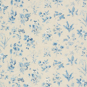 Schumacher Fabric Floreana Blue 178790