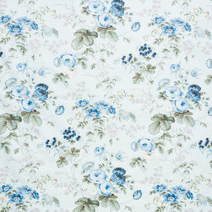 Schumacher Fabric Salisbury Chintz Celadon 178150