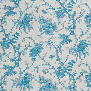 Schumacher Fabric San Cristobal Toile Peacock 178731