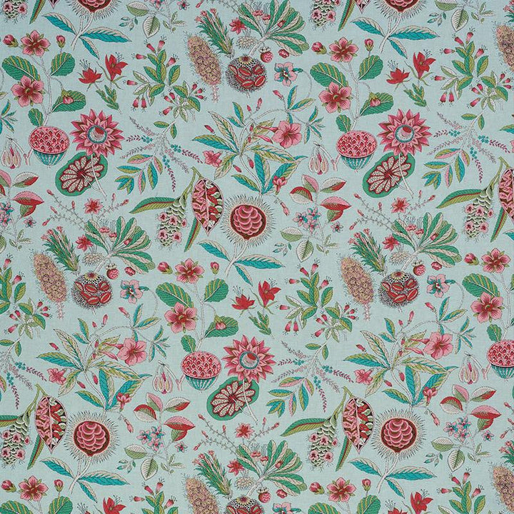 Roca Redonda Mineral & Pink 178770 by Schumacher Designer Fabric Schumacher Classics 13.5" - Swanky Fabrics -