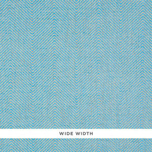 Schumacher Wallpaper Herringbone Paperweave Sky 5010234
