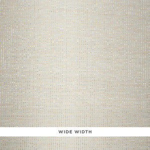 Schumacher Wallpaper Metal Paperweave Ivory 5010311