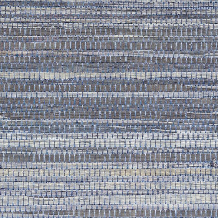 Dyed Raffia Slate 5010340 by Schumacher Designer Wallpaper Down To Earth Textured Wallcovering - Swanky Fabrics -