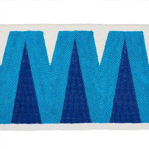 Schumacher Trim Prado Tape Peacock 76062
